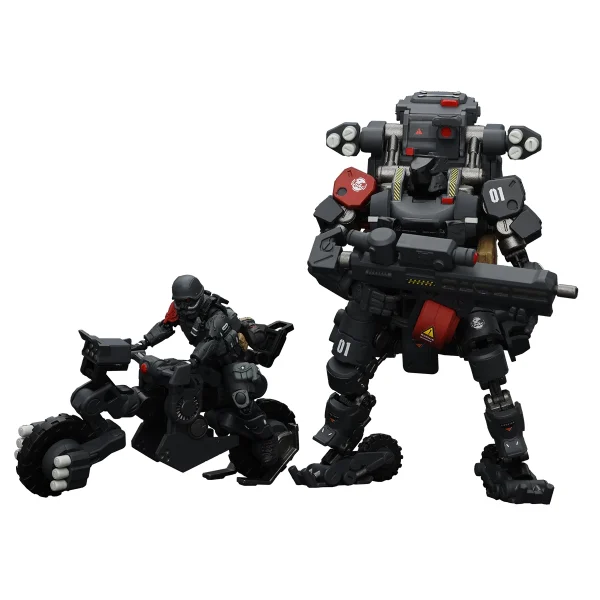 kf-Sc6b5a177e903453396b3309a5674b30bi JOYTOY 1/25 Action Figure Fear XS Mech Tactical Assault Night Raid Anime figures Toys Military Model