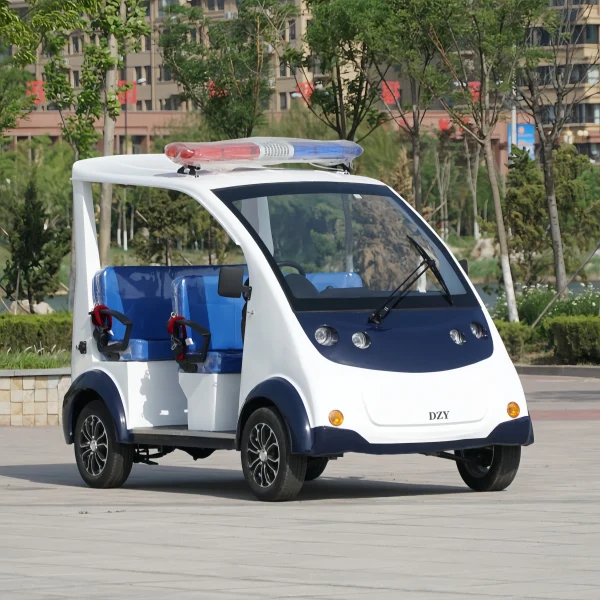 hot-selling 4 Seats Tourism Site Transportation Vehicle Electric Security Patrol Car mini adult electric patrol car