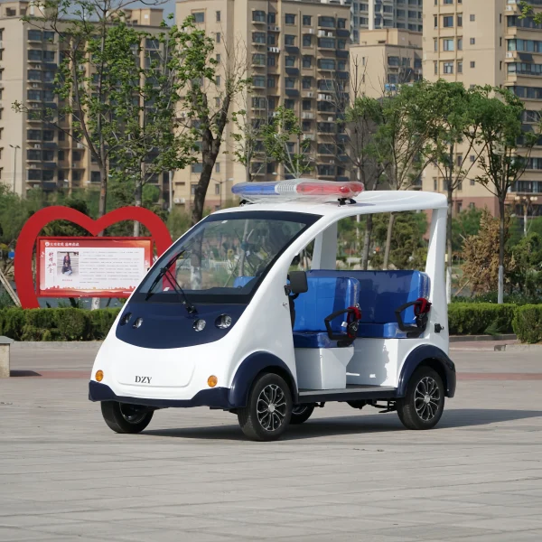 hot-selling 4 Seats Tourism Site Transportation Vehicle Electric Security Patrol Car mini adult electric patrol car