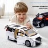 1:32 Children's Inertia Pull-back Car Toy with Lighting Sound Simulation Commercial Car Model Boy Gift Toy Car Kids Holiday Gift
