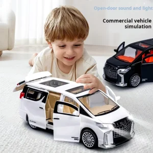kf-Se5c4933bbb424fae8d99627e2c7541870 1:32 Children's Inertia Pull-back Car Toy with Lighting Sound Simulation Commercial Car Model Boy Gift Toy Car Kids Holiday Gift