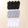 10/12/20/40 Pairs Men Boat Socks Business Sport Sweat Absorption Mature Summer Autumn Solid Color Soft Non Pilling Ankle Socks