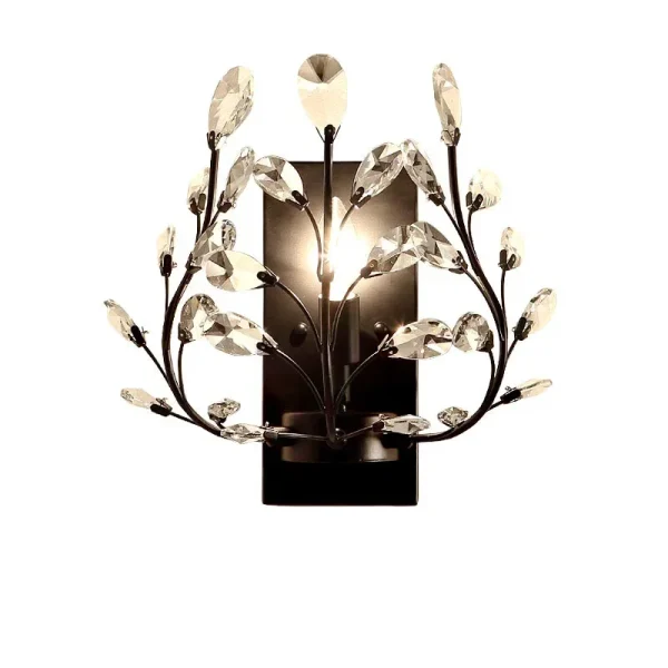 BROTHER Modern Crystal Wall lamp American Countryside LED Creative Living Room Corridor Home Decoration Light