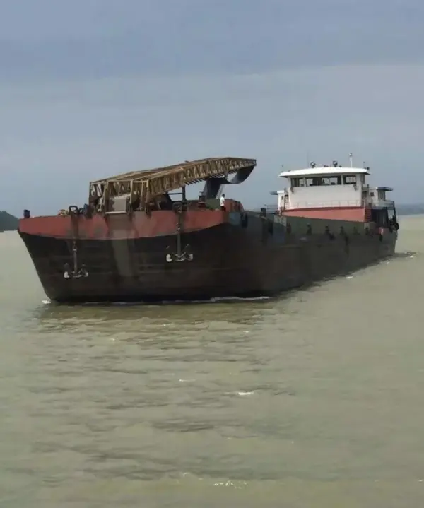 China Manufacture Self-unloading Cargo Barge Vessel River Sand Transportation Ship Bulk Carrier Ship for Sale