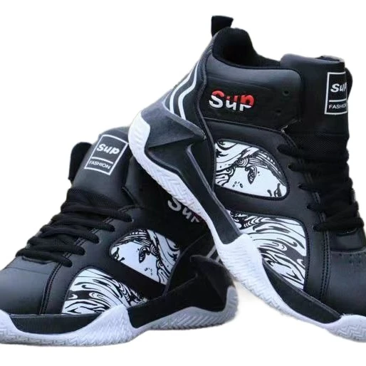 Hot Selling Men New Design Anti-slip Height Increasing Basketball Shoes for Adults Sport Shoes