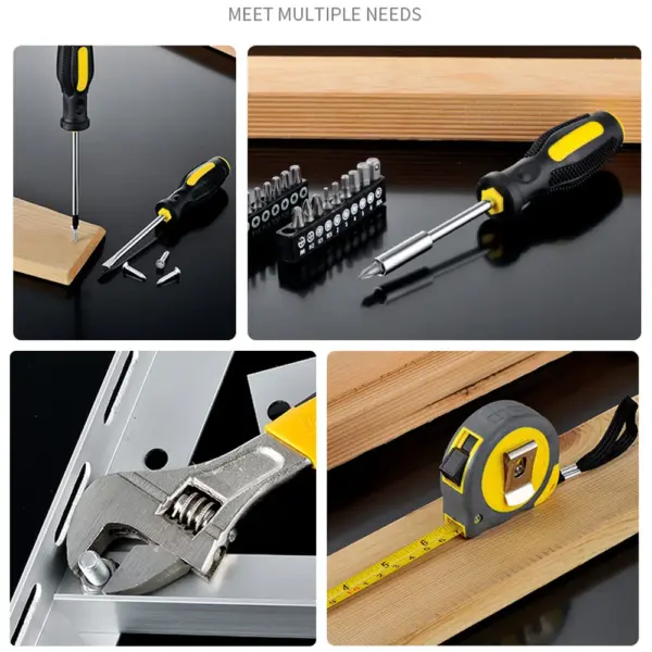 88pcs Complete Vehicle Tool Kit Home Toolbox for Auto Car Repair Including Hammer Pliers Wrench Socket Other Mechanical Tools