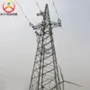 35KV Overhead Line Double Circuit Steel Construction Power Transmission Steel Iron Tower