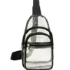 Top Best Most Selling Product in Alibaba 2025 Recycled Ultralight Clear PVC Cross-body Chest Bag