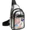 Top Best Most Selling Product in Alibaba 2025 Recycled Ultralight Clear PVC Cross-body Chest Bag