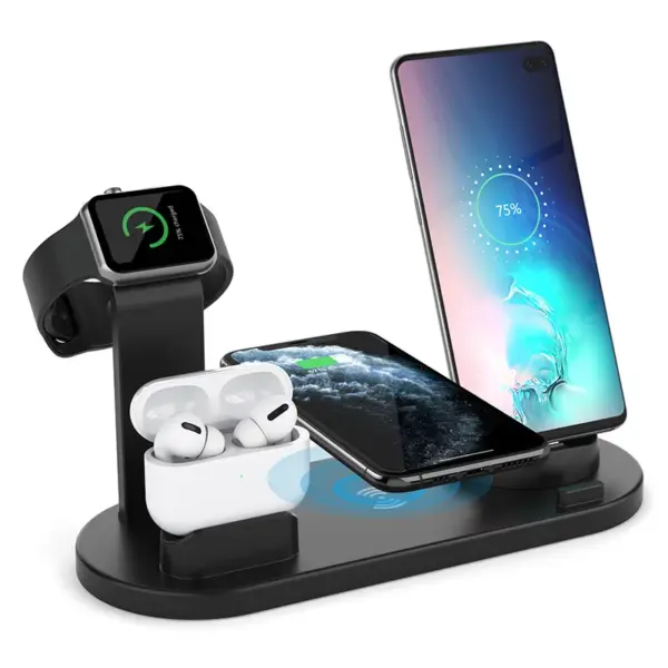 Leadingplus Most Sold Product  CE 3 in 1 Wireless Charging Stand Best Seller Alibaba 4 in 1 Wireless Charger