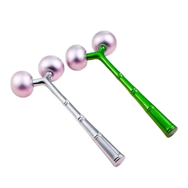 Hot Selling Anti-Aging Facial Roller Zinc Alloy Ladies Beauty Skin Care Massage Tool for Home Use or Gift Giving