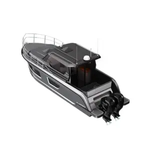 Sport Fishing Boat 9m Center Console Boat With Motor 8 Passengers China Luxury Yacht Aluminium Boats