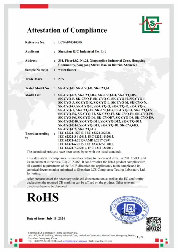 Most Selling Product in Alibaba 300ml Rechargeable Cordless Portable Travel Electric Dental Cleaner Oral Irrigator Water Flosser