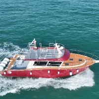 46ft 14m Aluminum Work Boat Cargo Barge Landing Craft for Sale