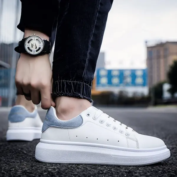 High Quality Leather Unisex Sneakers Custom Men's Casual Skateboard Shoes for Men