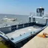 46ft 14m Aluminum Work Boat Cargo Barge Landing Craft for Sale