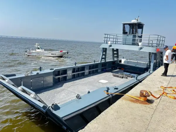 46ft 14m Aluminum Work Boat Cargo Barge Landing Craft for Sale