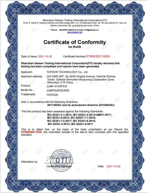 TOPDON V4500 Plus High-Displacement Vehicles Multi Function Power Bank for Car Battery Booster Super Capacitor Jump Starter