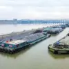 China Manufacture Self-unloading Cargo Barge Vessel River Sand Transportation Ship Bulk Carrier Ship for Sale