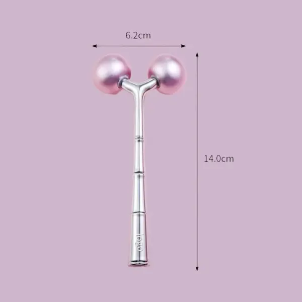 Hot Selling Anti-Aging Facial Roller Zinc Alloy Ladies Beauty Skin Care Massage Tool for Home Use or Gift Giving