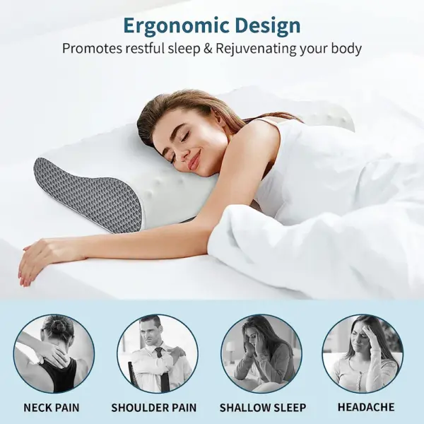 Hot Seller Newly Healthy Orthopedic Cooling Gel Memory Foam Pillow for Neck Health Hot Seller Newly Healthy Orthopedic Cooling Gel Memory Foam Pillow for Neck Health