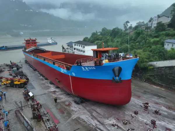 High-Speed New 2019 Diesel Small Steel Hull Bulk Carrier Cargo Ship Landing Craft for Sale