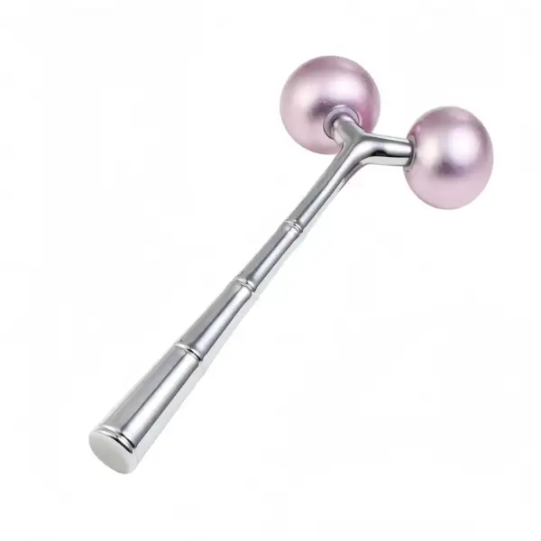 Hot Selling Anti-Aging Facial Roller Zinc Alloy Ladies Beauty Skin Care Massage Tool for Home Use or Gift Giving