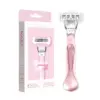 Private Label Box Packed Women Shaving razor 5 Blades Womens Razor Best Selling  Women Shaving Razor
