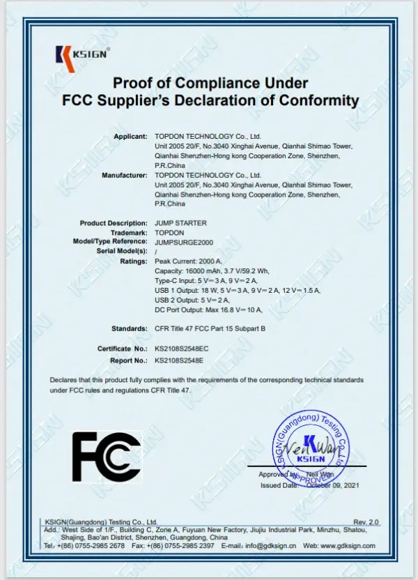 TOPDON V4500 Plus High-Displacement Vehicles Multi Function Power Bank for Car Battery Booster Super Capacitor Jump Starter