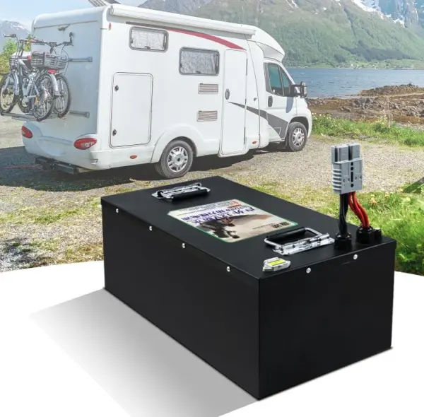 Customized 12.8V100Ah Lithium Iron Phosphate Battery with 5000 Cycles CE Certified for Recreational Vehicles