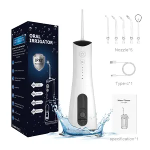 Most Selling Product in Alibaba 300ml Rechargeable Cordless Portable Travel Electric Dental Cleaner Oral Irrigator Water Flosser