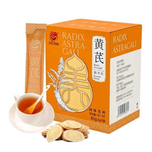 Astragalus Essence Drink with Active Ingredients Saponins Astragaloside Cycloastragenol From Membranaceus Root Extract