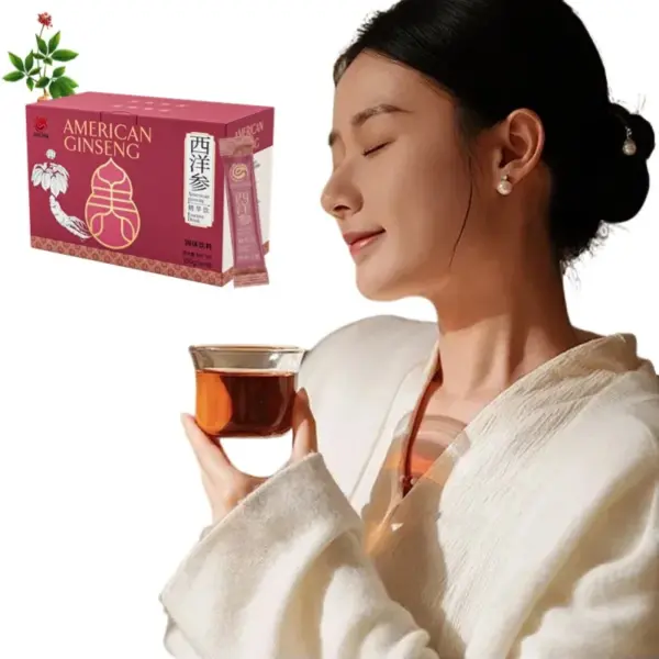 Food Grade American Ginseng Essence Drink 9.89% Ginsenosides Supplements Anti-Fatigue Herbal Extract with Active Saponins