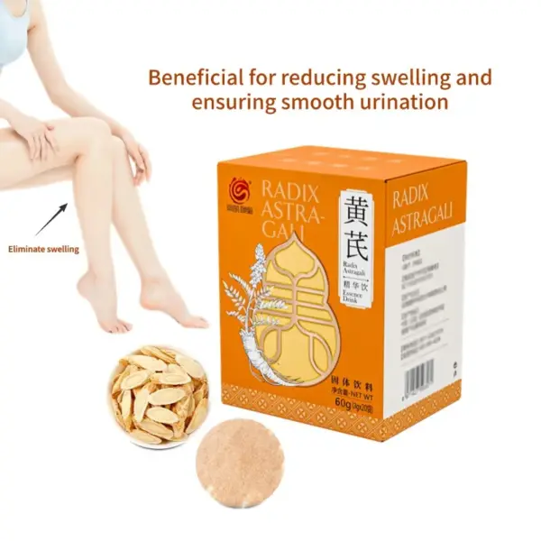 Astragalus Essence Drink with Active Ingredients Saponins Astragaloside Cycloastragenol From Membranaceus Root Extract