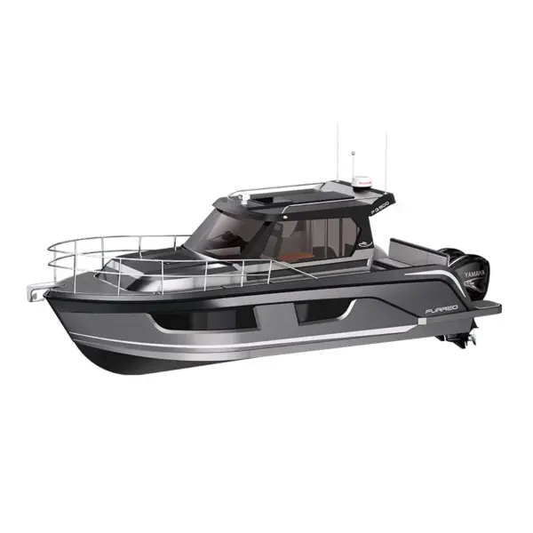 Sport Fishing Boat 9m Center Console Boat With Motor 8 Passengers China Luxury Yacht Aluminium Boats