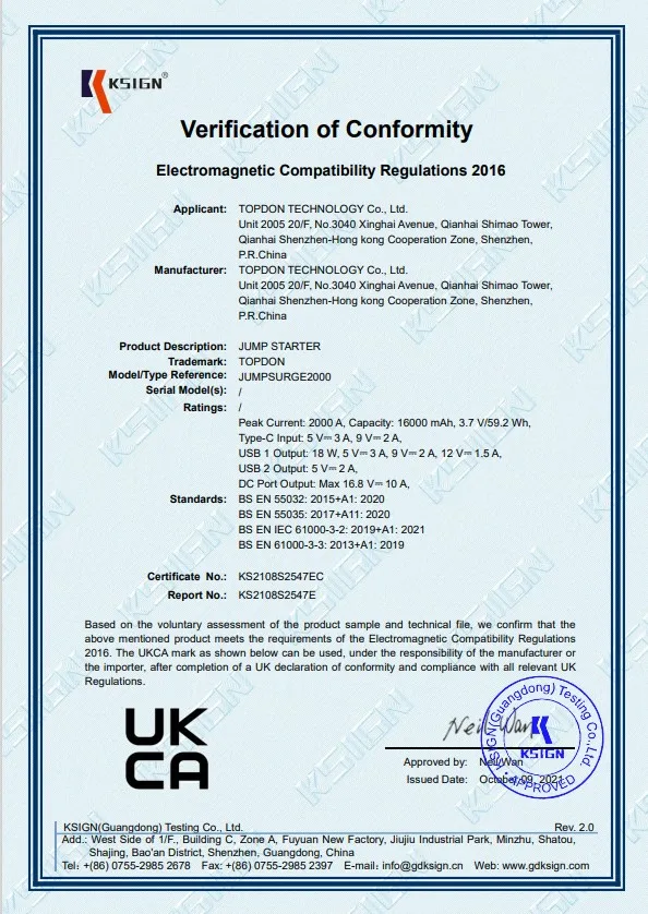 TOPDON V4500 Plus High-Displacement Vehicles Multi Function Power Bank for Car Battery Booster Super Capacitor Jump Starter