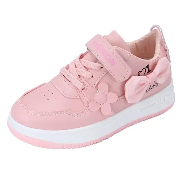 Factory Children Footwear Kids Girl Outdoor Leisure Casual Sneakers Shoes Fashion Baby Skateboard With Bowknot Factory Children Footwear Kids Girl Outdoor Leisure Casual Sneakers Shoes Fashion Baby Skateboard With Bowknot