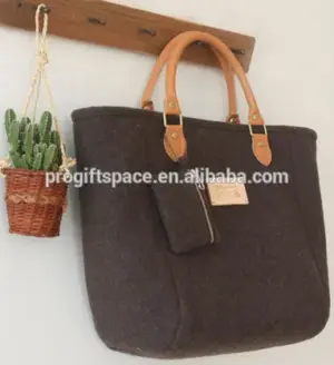 2024 alibaba China Suppliers Best Selling New Products Eco Friendly Durable Custom logo Bag Felt Handbag Made in China