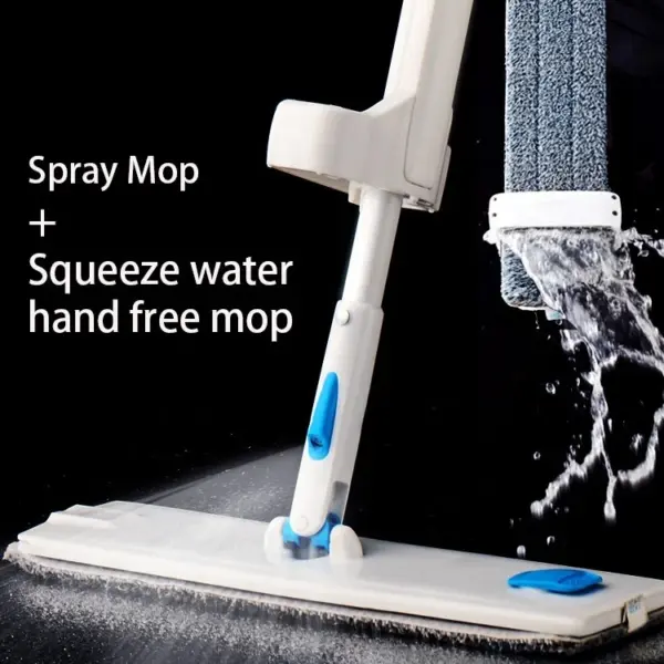 alibaba Best Sellers Products Microfiber Flat Mop Magic Cleaning Mop with Spray Seen on Tv