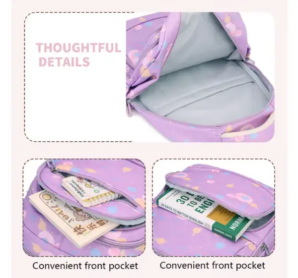 Large Capacity 3in1 School Bag Set Waterproof Student Backpack Mochilas Escolares Sac a dos School Bags School Backpack for Kids