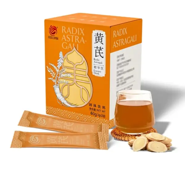 Astragalus Essence Drink with Active Ingredients Saponins Astragaloside Cycloastragenol From Membranaceus Root Extract