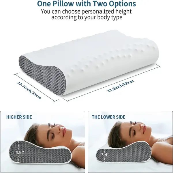 Hot Seller Newly Healthy Orthopedic Cooling Gel Memory Foam Pillow for Neck Health Hot Seller Newly Healthy Orthopedic Cooling Gel Memory Foam Pillow for Neck Health