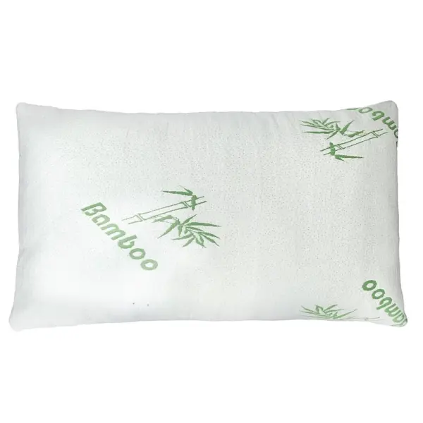 Top Selling OEM Wholesale Custom LOGO Bed Rest Pillow Cooling Shredded Bamboo Pillow