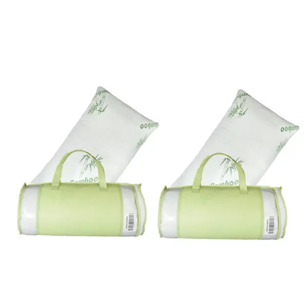 Top Selling OEM Wholesale Custom LOGO Bed Rest Pillow Cooling Shredded Bamboo Pillow