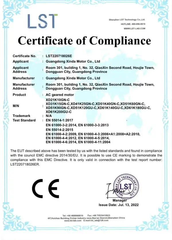 200W AC Motor with Power-off Self-locking Worm Gear Reducer and Speed Controller Suitable for Conveyor Transmission Equipment 200W AC Motor with Power-off Self-locking Worm Gear Reducer and Speed Controller Suitable for Conveyor Transmission Equipment