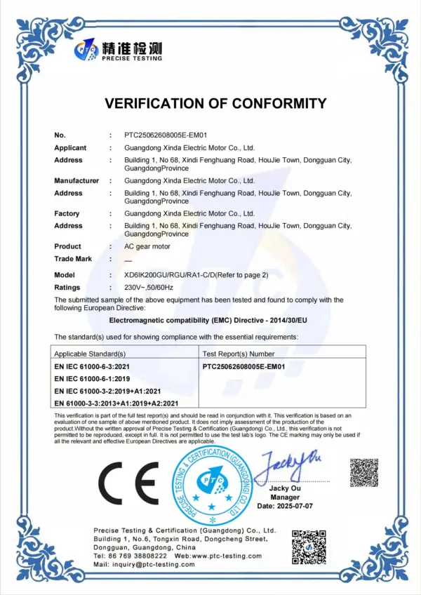 200W AC Motor with Power-off Self-locking Worm Gear Reducer and Speed Controller Suitable for Conveyor Transmission Equipment 200W AC Motor with Power-off Self-locking Worm Gear Reducer and Speed Controller Suitable for Conveyor Transmission Equipment