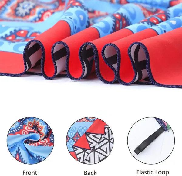 Best Selling Beach Towel Customized Popular Sand Free OEM Logo Printed Microfiber Beach Towels