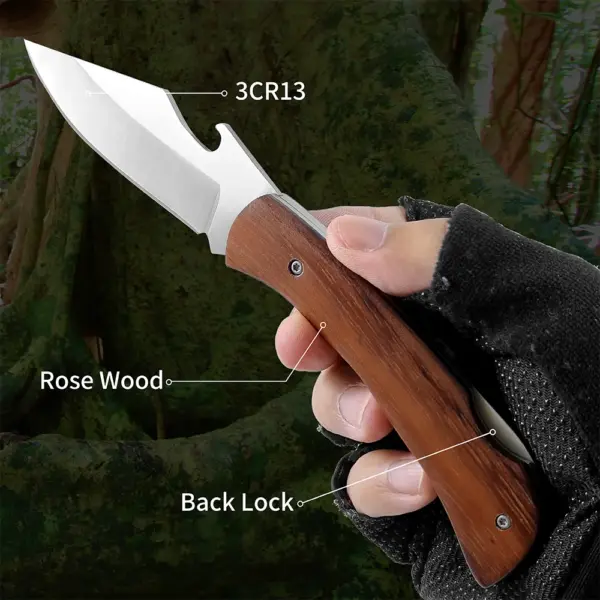 Brazilian Best-Selling Stainless Steel Blade Folding Tactical Camping EDC Pocket Canivete Knife with Wood Handle for Survival Brazilian Best-Selling Stainless Steel Blade Folding Tactical Camping EDC Pocket Canivete Knife with Wood Handle for Survival
