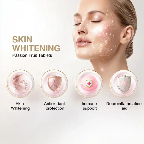 OEM Super Whitening Tablets for Women's Skin Vitamin E Passion Fruit Seed Extract Healthcare Supplement OEM Super Whitening Tablets for Women's Skin Vitamin E Passion Fruit Seed Extract Healthcare Supplement