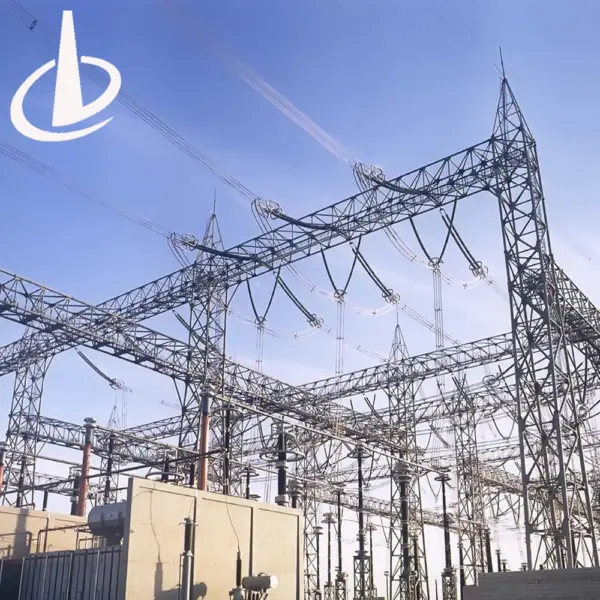 High Voltage10KV-550KV Steel Power Transformer Substation Structures Electric  Hot Dip Galvanized Electrical Power Transmission